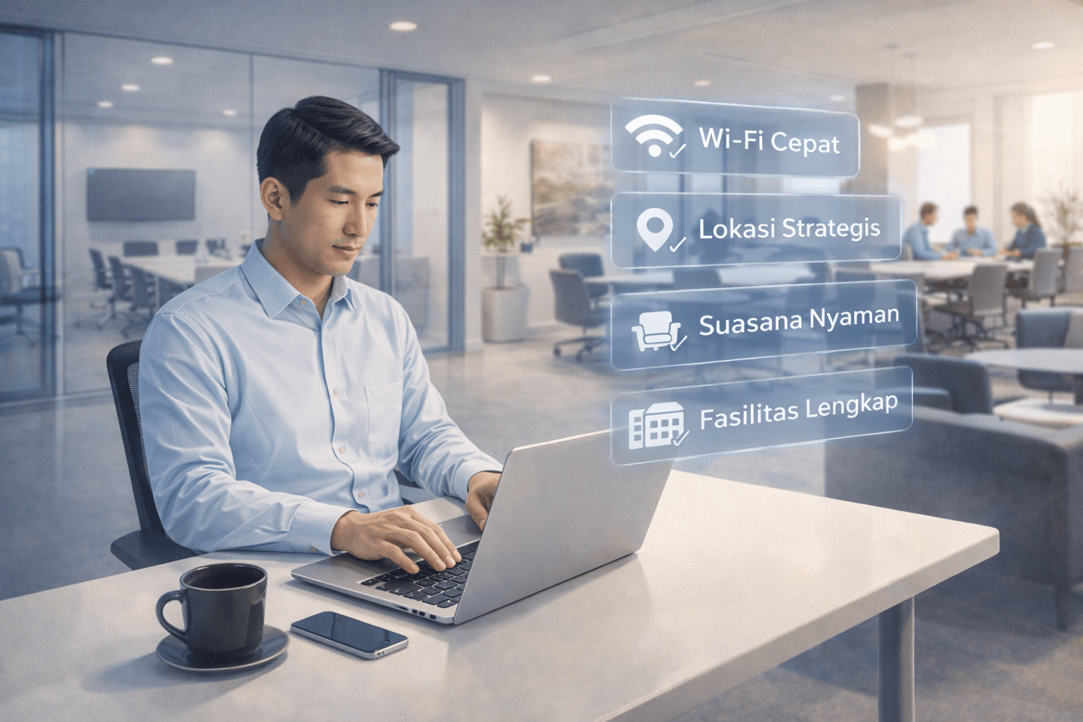 cara memilih coworking space yang nyaman untuk produktivitas di lingkungan profesional