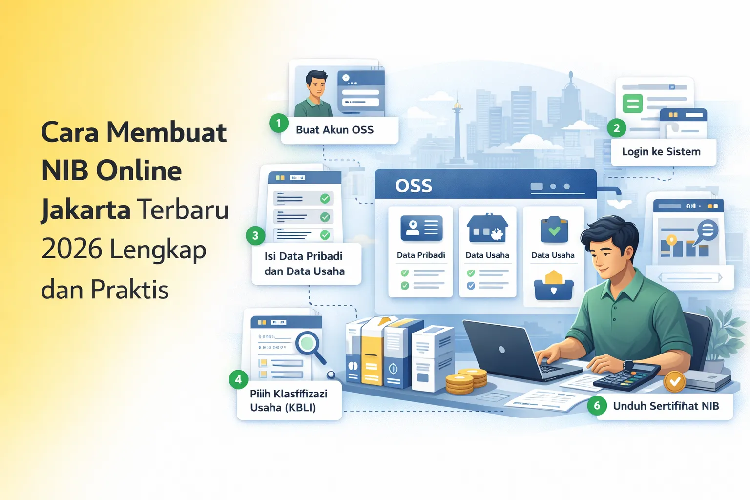 cara membuat NIB online Jakarta terbaru 2026 lengkap