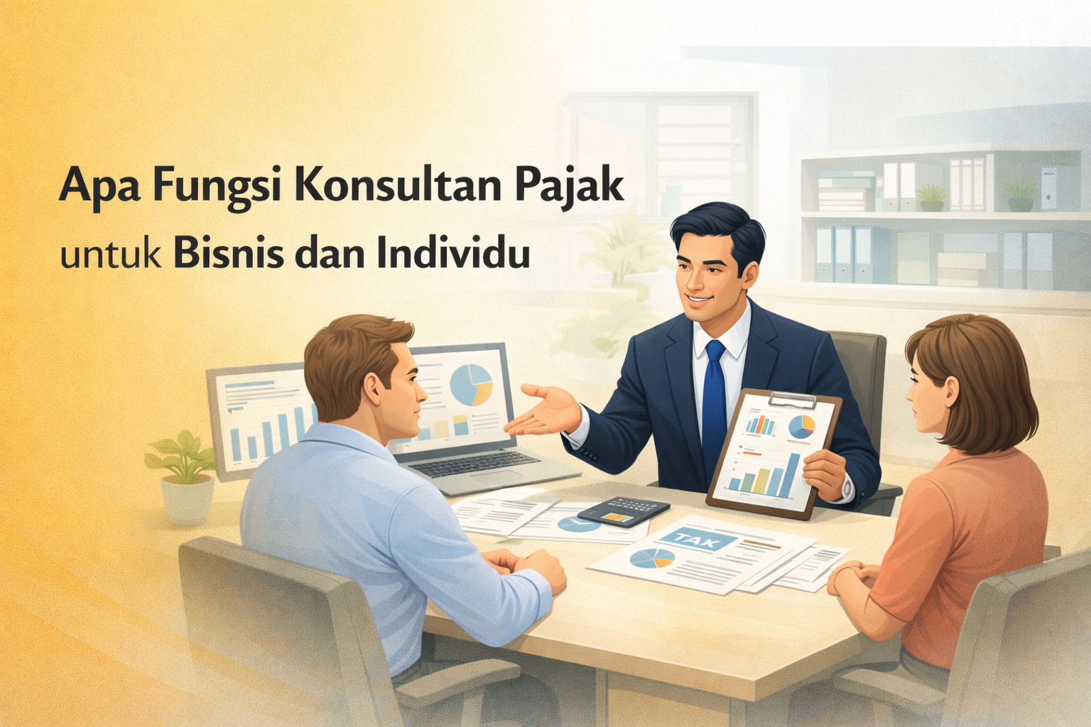 fungsi konsultan pajak untuk bisnis dan individu profesional