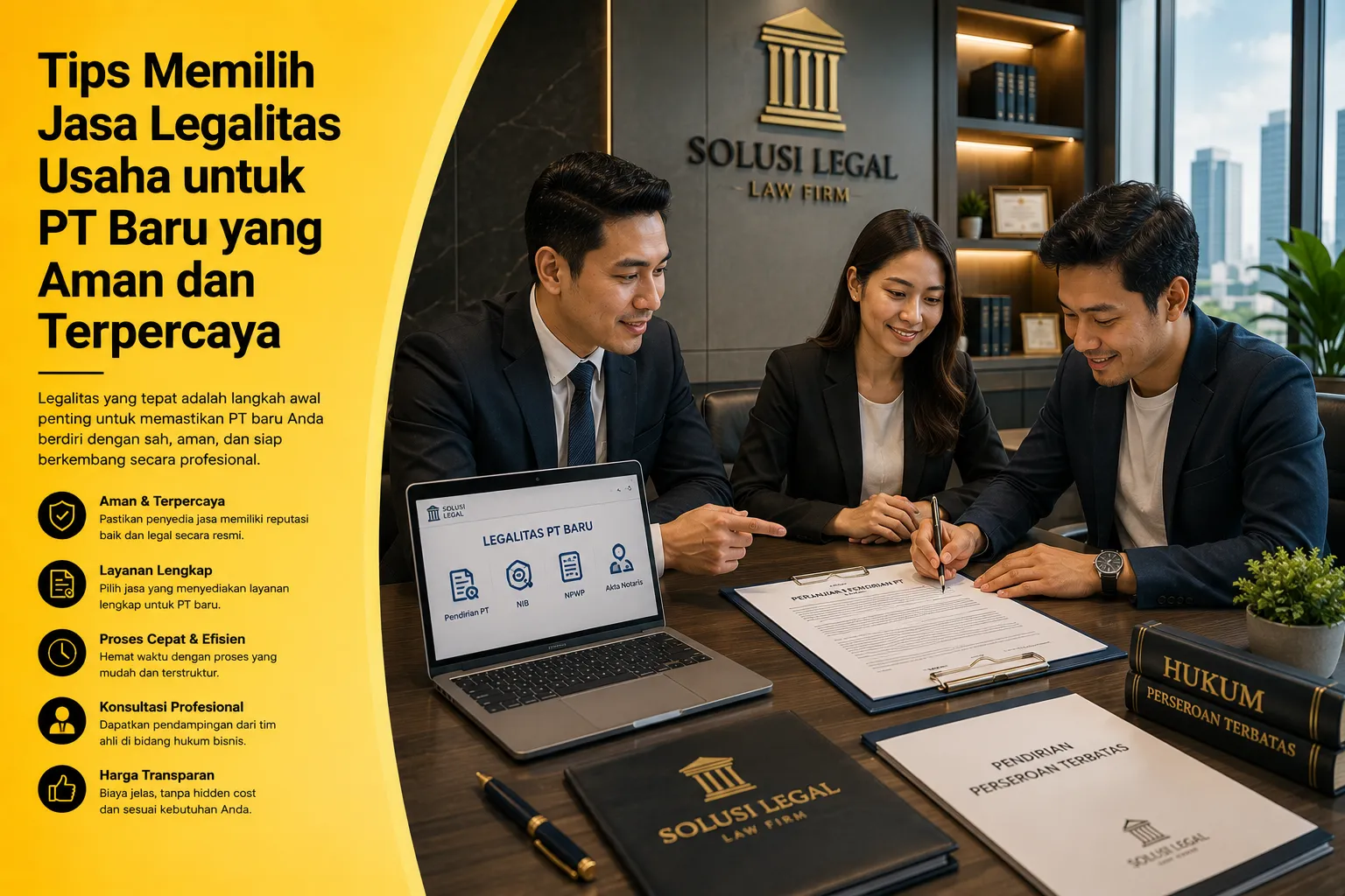 Tips Memilih Jasa Legalitas Usaha untuk PT Baru profesional