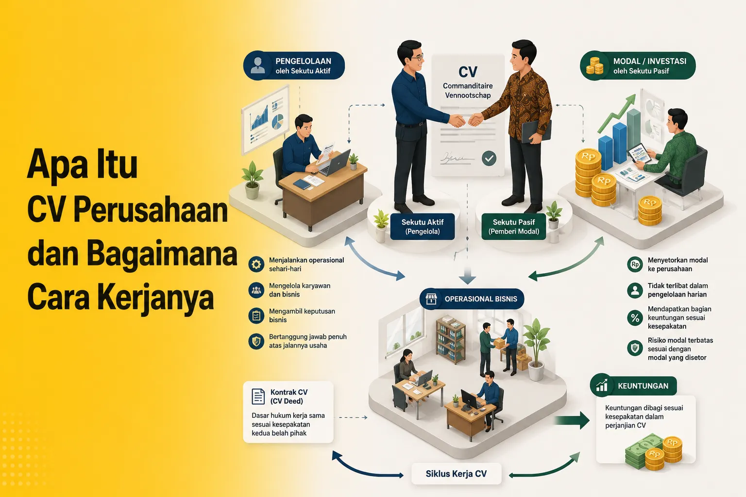 Apa itu CV perusahaan dan bagaimana cara kerjanya