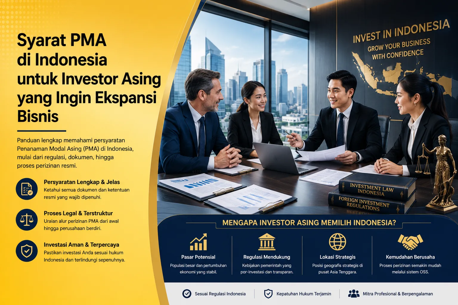 Syarat PMA di Indonesia untuk Investor Asing dan legalitas usaha